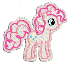 Size: 1200x1080 | Tagged: safe, artist:scootloops, derpibooru import, pinkie pie, pegasus, pony, female, kirby's epic yarn, mare, simple background, solo, style emulation, transparent background, yarn