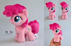 Size: 1829x1189 | Tagged: safe, artist:meplushyou, derpibooru import, pinkie pie, earth pony, pony, female, filly, filly pinkie pie, irl, photo, plushie, solo, younger