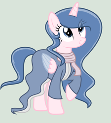 Size: 1952x2168 | Tagged: safe, artist:lominicinfinity, derpibooru import, oc, oc:sparkdust knight, alicorn, pony, clothes, female, mare, simple background, solo