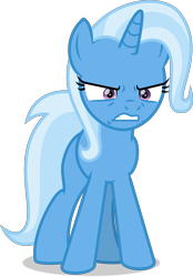 Size: 5141x7396 | Tagged: safe, artist:thatusualguy06, derpibooru import, trixie, pony, unicorn, student counsel, .svg available, absurd resolution, angry, female, mare, simple background, solo, svg, transparent background, trixie is not amused, unamused, vector