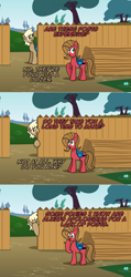 Size: 1280x2680 | Tagged: safe, artist:ladyanidraws, derpibooru import, mjölna, oc, oc:pun, pony, ask, ask pun, facehoof