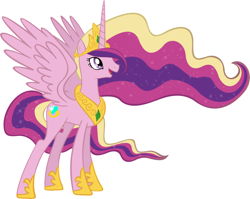 Size: 900x717 | Tagged: safe, artist:linda0808, derpibooru import, princess cadance, alicorn, pony, looking up, older cadance, open mouth, solo