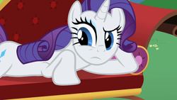 Size: 1920x1080 | Tagged: safe, derpibooru import, screencap, rarity, pony, unicorn, lesson zero, fainting couch, female, mare, solo