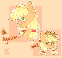 Size: 2048x1899 | Tagged: safe, artist:nullkunst, derpibooru import, applejack, earth pony, pony, bust, colored pupils, cute, female, jackabetes, mare, open mouth, pigtails, portrait, profile, solo