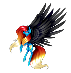 Size: 1800x1850 | Tagged: safe, artist:minelvi, derpibooru import, oc, oc only, pegasus, pony, flying, pegasus oc, rearing, simple background, solo, transparent background, wings