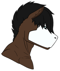 Size: 719x857 | Tagged: safe, artist:imreer, derpibooru import, oc, oc only, oc:roy, anthro, earth pony, bust, earth pony oc, male, simple background, transparent background