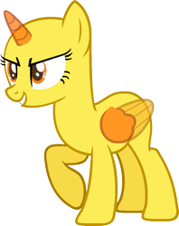 Size: 983x1244 | Tagged: safe, artist:pegasski, derpibooru import, oc, oc only, alicorn, pony, top bolt, alicorn oc, bald, base, eyelashes, grin, horn, raised hoof, simple background, smiling, solo, transparent background, two toned wings, wings