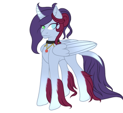 Size: 1371x1258 | Tagged: safe, artist:denali, derpibooru import, oc, oc only, oc:denali lunamoon, alicorn, original species, pony, unicorn, alternate universe, simple background, transparent background, winter unicorn species