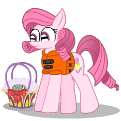 Size: 774x770 | Tagged: safe, artist:guruyunus17, derpibooru import, edit, opalescence, oc, oc only, oc:annisa trihapsari, earth pony, pony, series:sprglitemplight life jacket days, series:springshadowdrops life jacket days, bow, earth pony oc, female, i can't believe it's not 徐詩珮, mare, simple background, smiling, transparent background