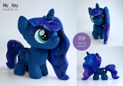 Size: 1280x895 | Tagged: safe, artist:meplushyou, derpibooru import, princess luna, pony, chibi, irl, photo, plushie, solo