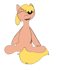 Size: 781x965 | Tagged: safe, artist:mariofan48, derpibooru import, oc, oc only, oc:karman, pony, 2021 community collab, derpibooru community collaboration, sitting