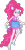 Size: 724x1452 | Tagged: safe, artist:lincolnbrewsterfan, derpibooru exclusive, derpibooru import, pinkie pie, equestria girls, .svg available, alternative cutie mark placement, boots, clothes, cutie mark on clothes, dress, facial cutie mark, gloves, glow, looking at you, ponied up, pony ears, skirt, sleeveless, solo, vector