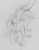 Size: 1251x1608 | Tagged: safe, artist:wapamario63, fluttershy, human, pegasus, pony, blushing, cute, eyes closed, female, filly, hand, head pat, monochrome, offscreen character, petting, raised hoof, shyabetes, simple background, sketch, traditional art