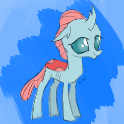 Size: 3840x3840 | Tagged: safe, artist:byteslice, derpibooru import, ocellus, changedling, changeling, female, solo