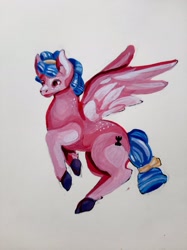 Size: 1533x2048 | Tagged: safe, artist:tiydoky, derpibooru import, cozy glow, pegasus, pony, solo