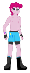 Size: 761x1840 | Tagged: safe, artist:mlp-headstrong, derpibooru import, bubble berry, pinkie pie, equestria girls, martial arts kids, martial arts kids outfits, rule 63, simple background, solo, transparent background