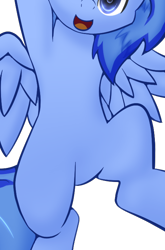 Size: 472x713 | Tagged: safe, derpibooru import, edit, pegasus, pony, belly, bipedal, cropped, featureless crotch, pictures of bellies, simple background, smiling, solo, transparent background