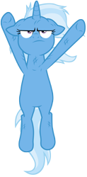 Size: 7000x14200 | Tagged: safe, artist:tardifice, derpibooru import, trixie, unicorn, road to friendship, female, mare, scratches, simple background, solo, transparent background, trixie is not amused, unamused