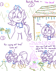 Size: 4779x6013 | Tagged: safe, artist:adorkabletwilightandfriends, derpibooru import, spike, starlight glimmer, dragon, pony, unicorn, comic:adorkable twilight and friends, adorkable, adorkable friends, angry, boots, christmas, christmas decorations, christmas lights, clothes, comic, cute, dork, family, friendship, funny, happy, hearth's warming, hearth's warming decorations, holiday, humor, magic, nature, outdoors, plug, preparation, relatable, scarf, shoes, silly, slice of life, winter