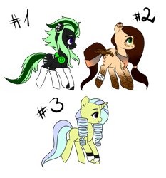 Size: 651x700 | Tagged: safe, artist:minelvi, derpibooru import, oc, oc only, earth pony, pegasus, pony, unicorn, base used, coat markings, earth pony oc, horn, pegasus oc, simple background, smiling, socks (coat marking), tattoo, transparent background, unicorn oc, wings