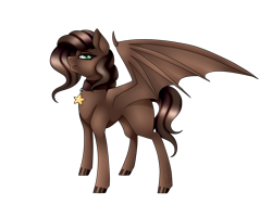 Size: 1600x1200 | Tagged: safe, artist:minelvi, derpibooru import, oc, oc only, bat pony, pony, bat pony oc, bat wings, choker, colored hooves, simple background, solo, transparent background, wings