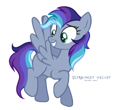 Size: 1800x1584 | Tagged: safe, artist:gallantserver, derpibooru import, oc, oc:ultraviolet velvet, pegasus, pony, female, magical lesbian spawn, mare, offspring, parent:rainbow dash, parent:twilight sparkle, parents:twidash, simple background, solo, transparent background