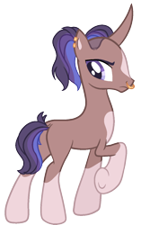 Size: 780x1239 | Tagged: safe, artist:fcrestnymph, derpibooru import, oc, unicorn, male, nose piercing, nose ring, piercing, simple background, solo, stallion, transparent background