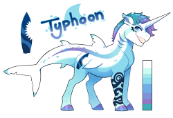 Size: 1138x780 | Tagged: safe, artist:lastnight-light, derpibooru import, oc, oc:typhoon, original species, shark, shark pony, unicorn, male, simple background, solo, transparent background