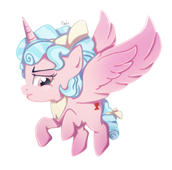 Size: 1024x1009 | Tagged: safe, artist:nnaly, derpibooru import, cozy glow, alicorn, alicornified, cozycorn, female, filly, flying, race swap, simple background, solo, spread wings, transparent background, wings, xk-class end-of-the-world scenario