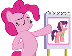 Size: 862x679 | Tagged: safe, derpibooru import, pinkie pie, spoiled rich, earth pony, pony, exploitable meme, faic, female, mare, meme, simple background, vector, white background