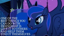 Size: 1920x1080 | Tagged: safe, derpibooru import, edit, edited screencap, screencap, princess luna, alicorn, pony, luna eclipsed, quote, solo