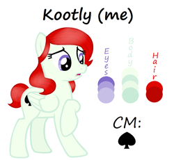 Size: 1078x990 | Tagged: safe, artist:sweetandelite, derpibooru import, oc, oc:kootly, devianart, simple background, solo