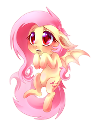 Size: 800x1070 | Tagged: safe, artist:verrottet, derpibooru import, fluttershy, bat pony, pony, bat wings, cute, fangs, female, floppy ears, flutterbat, flying, hooves to the chest, mare, open mouth, outline, race swap, shyabates, shyabetes, simple background, solo, speedpaint available, spread wings, three quarter view, transparent background, wings