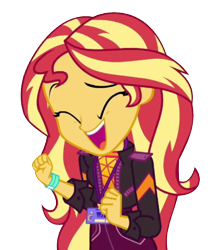 Size: 600x707 | Tagged: safe, derpibooru import, edit, edited screencap, screencap, sunset shimmer, better together, equestria girls, background removed, cropped, how to backstage, simple background, solo, transparent background