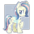 Size: 2649x2649 | Tagged: safe, artist:blurry-kun, derpibooru import, bonna fide, glamour gleam, honeysparkle, crystal pony, pony, commission, female, mare, raised hoof, smiling, watermark