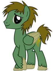 Size: 1144x1540 | Tagged: safe, artist:guruyunus17, derpibooru import, pegasus, pony, 2018, 2021 community collab, code lyoko, derpibooru community collaboration, looking at you, male, simple background, smiling, solo, stallion, transparent background, ulrich stern