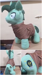 Size: 2172x3862 | Tagged: safe, derpibooru import, oc, oc:dimbulb, pony, photo, plushie, ponysona