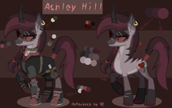 Size: 4096x2590 | Tagged: safe, derpibooru import, oc, pony, unicorn, fallout equestria, design, foe, reference