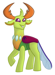 Size: 1024x1393 | Tagged: safe, artist:verikoira, derpibooru import, thorax, changedling, changeling, cute, king thorax, male, simple background, smiling, solo, thorabetes, transparent background