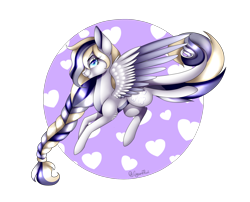 Size: 2100x1700 | Tagged: safe, artist:minelvi, derpibooru import, oc, oc only, pegasus, pony, braided, eyelashes, pegasus oc, simple background, solo, transparent background, wings