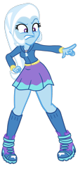 Size: 786x1768 | Tagged: safe, artist:gmaplay, derpibooru import, trixie, equestria girls, simple background, solo, transparent background, trixie is not amused, unamused