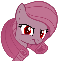 Size: 791x809 | Tagged: source needed, safe, artist:guruyunus17, derpibooru import, oc, oc:annisa trihapsari, earth pony, pony, base used, dark, female, looking at you, mare, medibang paint, simple background, solo, transparent background, unamused