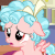 Size: 50x50 | Tagged: safe, derpibooru import, edit, edited screencap, editor:sapphirefeatherdust, screencap, cozy glow, pegasus, pony, animated, female, filly, floppy ears, gif, gif for breezies, open mouth, picture for breezies, solo