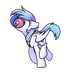 Size: 1240x1240 | Tagged: safe, artist:sugar morning, derpibooru import, oc, oc only, oc:starburn, pegasus, pony, ponybooru collab 2021, donut, donutsnootle, female, food, jewelry, mare, mlem, necklace, silly, simple background, solo, tongue out, transparent background
