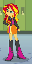 Size: 333x668 | Tagged: safe, derpibooru import, screencap, sunset shimmer, equestria girls, equestria girls (movie), cropped, solo