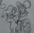 Size: 303x289 | Tagged: safe, artist:iheartjapan789, derpibooru import, pinkie pie, earth pony, pony, cropped, duo, female, male, pony ride, traditional art, wander (wander over yonder), wander over yonder