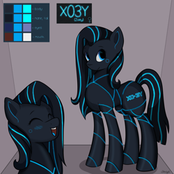 Size: 2160x2160 | Tagged: safe, artist:starlight, derpibooru import, oc, oc:x03y, pony, robot, robot pony, female, mare, reference