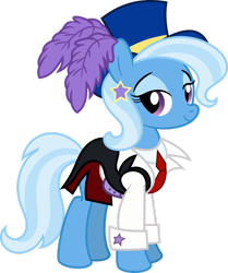 Size: 1280x1534 | Tagged: safe, artist:digimonlover101, derpibooru import, trixie, pony, unicorn, female, gameloft, hat, looking at you, mare, simple background, solo, transparent background, vector