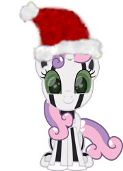 Size: 2637x3658 | Tagged: safe, artist:lincolnbrewsterfan, derpibooru exclusive, derpibooru import, part of a set, sweetie belle, sweetie bot, pony, robot, robot pony, unicorn, friendship is witchcraft, .svg available, christmas, cute, female, filly, happy, hat, holiday, inkscape, lincolnbrewsterfan is trying to murder us, lincolnbrewsterfan's christmas ponies, looking at you, roboticization, santa hat, simple background, sitting, smiling at you, solo, svg, transparent background, vector, weapons-grade cute, winter
