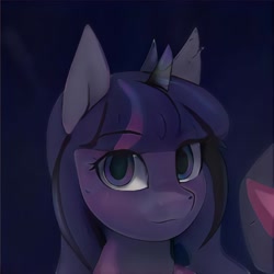 Size: 1024x1024 | Tagged: safe, artist:thisponydoesnotexist, derpibooru import, pony, neural network, not twilight sparkle